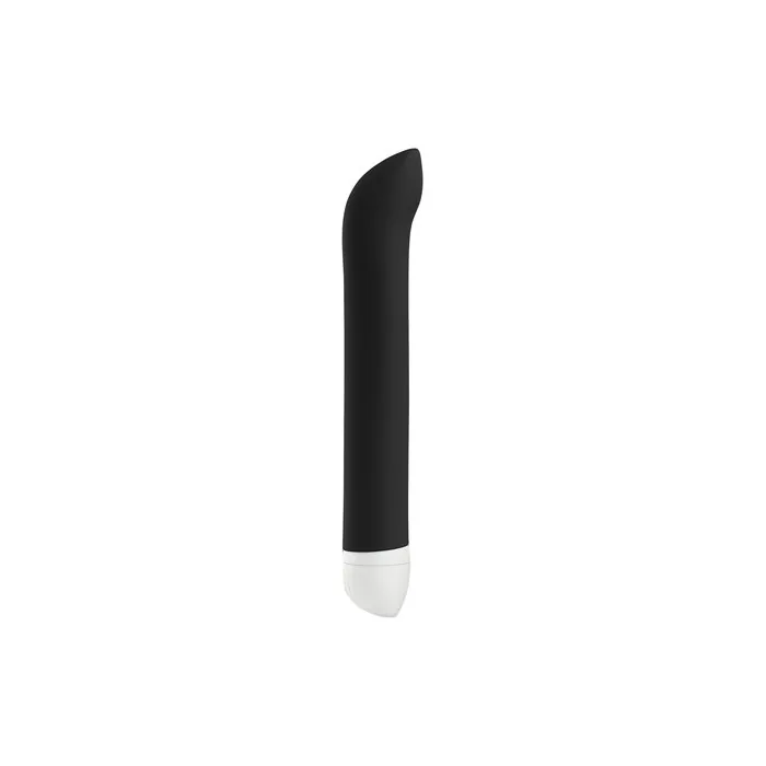 FUN FACTORY Mini-Vibrator YOUPIE Black Battery-Powered Slim Vibrator with Quality Motor and Curved Toy Tip High-Quality Waterproof Medical Silicone Made in Germany