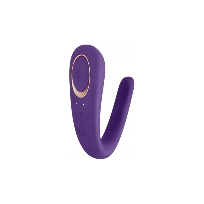 Satisfyer Partner Massage Vibrator For Couples - Purple
