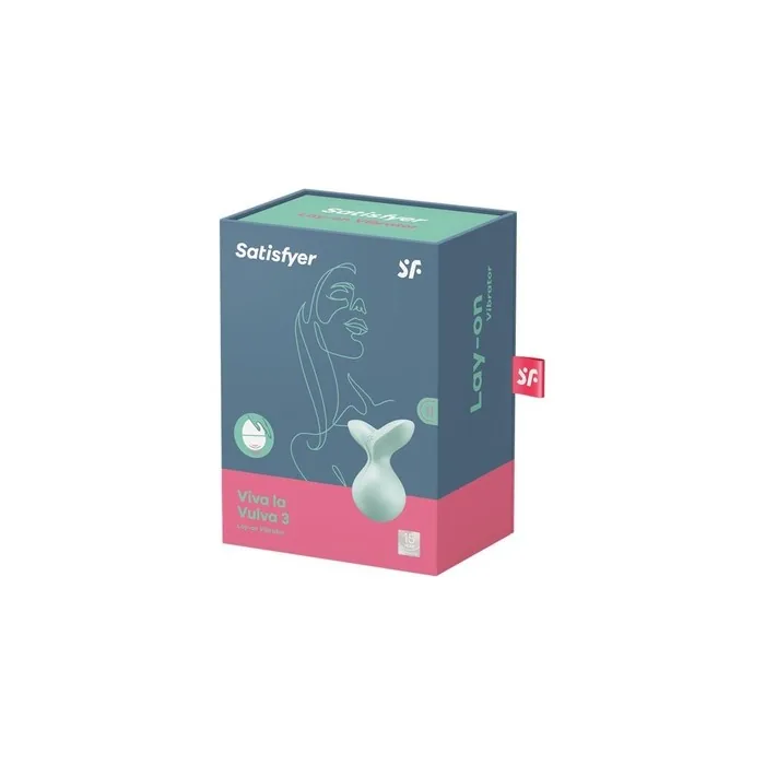 Satisfyer Viva La Vulva 3 Layon Vibrator Mint 1 Unit