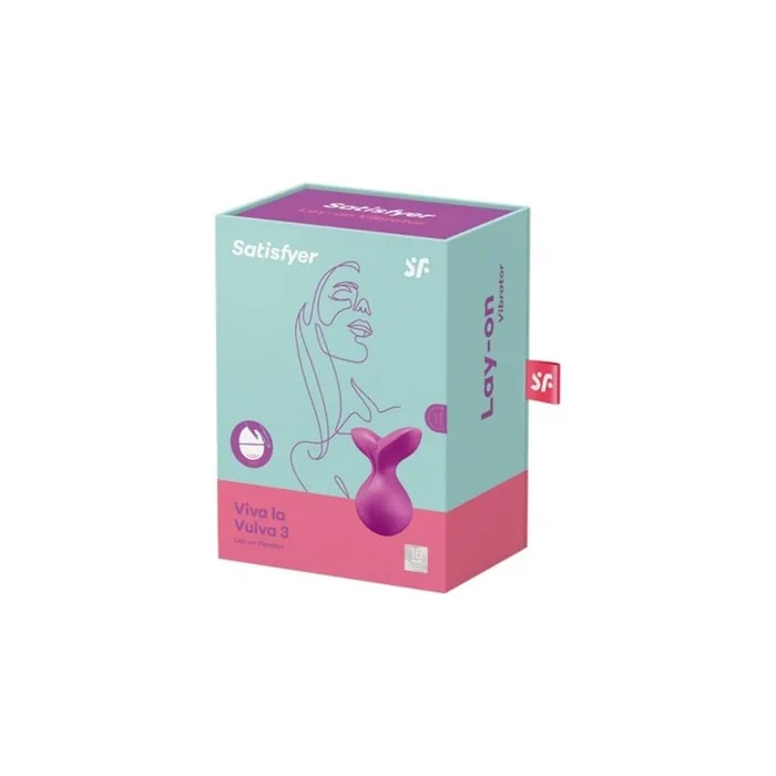 Satisfyer Viva La Vulva 3 Layon Vibrator Violet 1 Unit