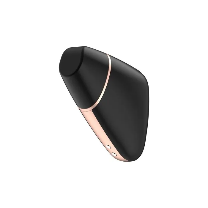 Satisfyer Love Triangle Air Pulse Stimulator + Vibration Black - A Unique Air Pulse Stimulator For Enhanced Pleasure