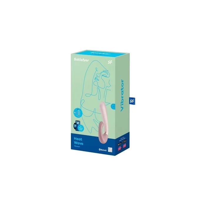 Satisfyer Heat Wave Vibrator Pink With App 1 Unit