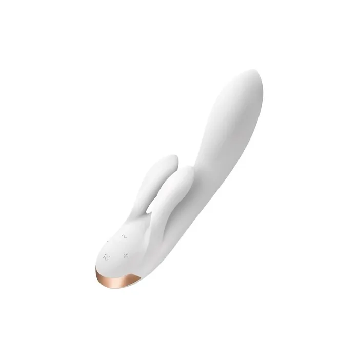 Satisfyer, Vibrator, Bluetooth Rabbit, Double Flex Connect App, 20 Cm, Mit App