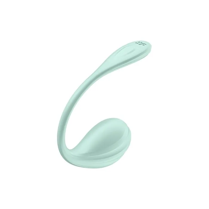 Satisfyer Smooth Petal Connect App Gspot Vibrator 11cm Rechargeable Waterproof Mint