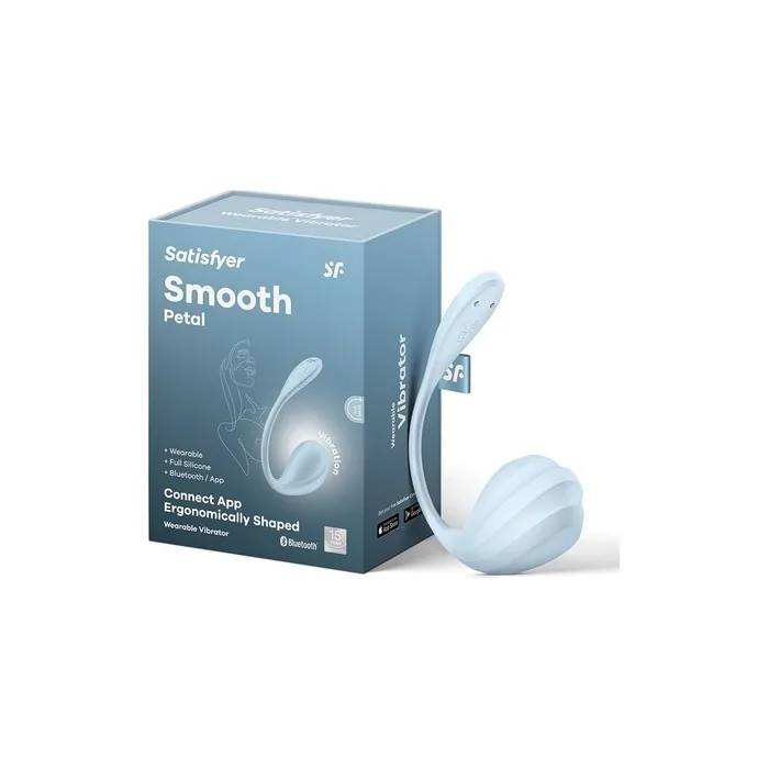 Satisfyer Smooth Petal Connect App G-Spot Vibrator 11cm Portable