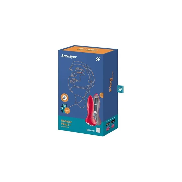 Satisfyer Rotator Plug 1 Plug Vibrator Red 1 Unit