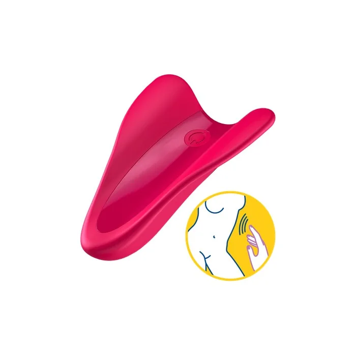 Satisfyer High Fly Finger Vibe Red