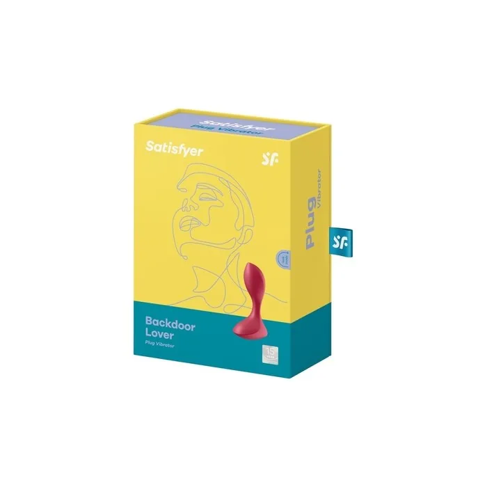 Satisfyer Backdoor Lover Plug Vibrator Red