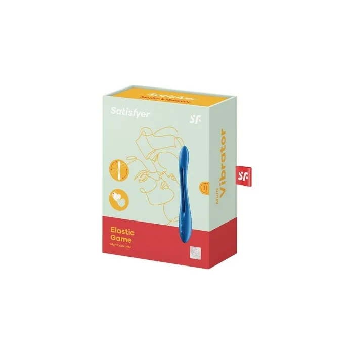 Satisfyer Elastic Game Vibrator Blue 1 Unit
