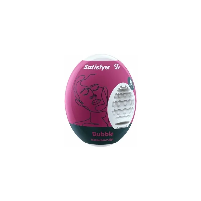 Satisfyer Masturbator Egg Single Bubble Violet