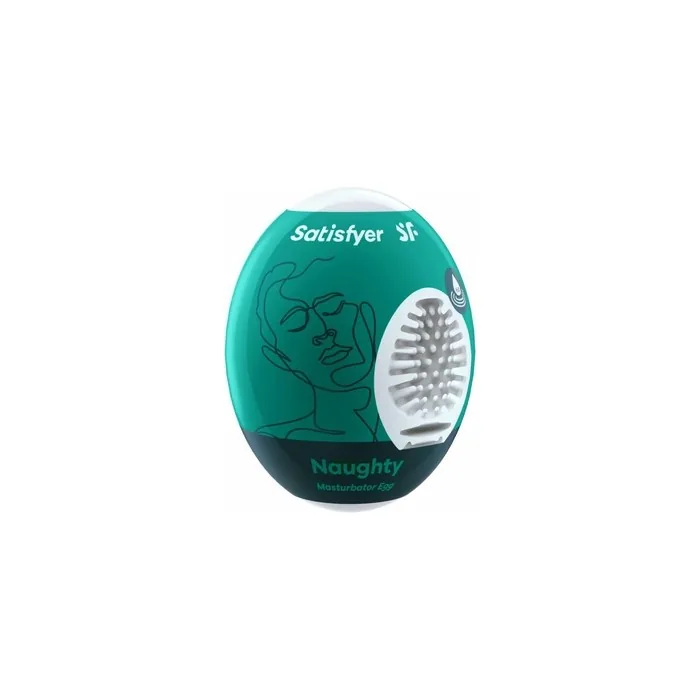 Satisfyer Masturbator Egg Single Naughty Dark Green