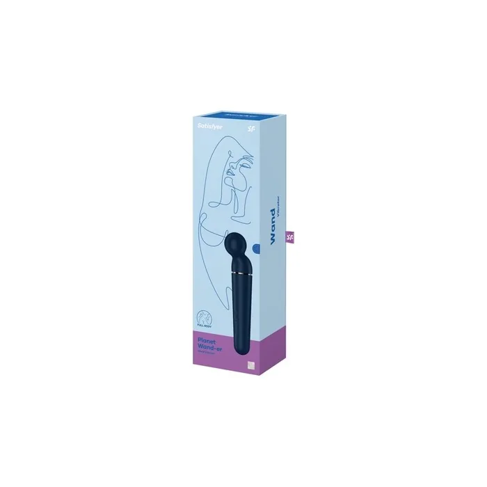 Satisfyer Planet Wander Vibrator In Blue And Rosegold
