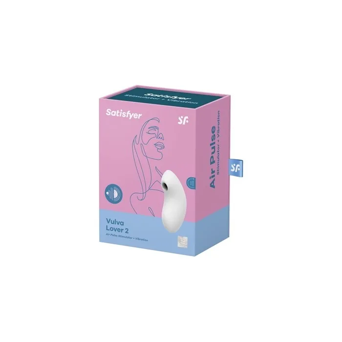 Satisfyer Vulva Lover 2 Vibrator And Air Stimulator White