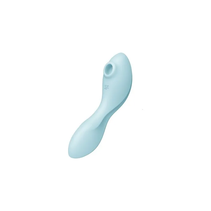 Satisfyer Curvy Trinity 5+ Vibrator Blue - A Premium Personal Massager For Enhanced Pleasure