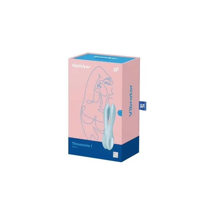 Satisfyer Threesome 1 Vibrator Light Blue