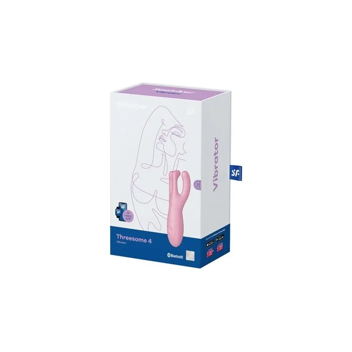 Satisfyer Threesome 4 Vibrator Pink 1 Unit
