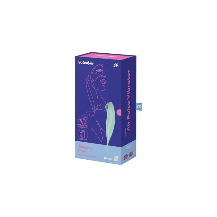 Satisfyer Twirling Pro Connect App Mint Hybrid Air Vibrator