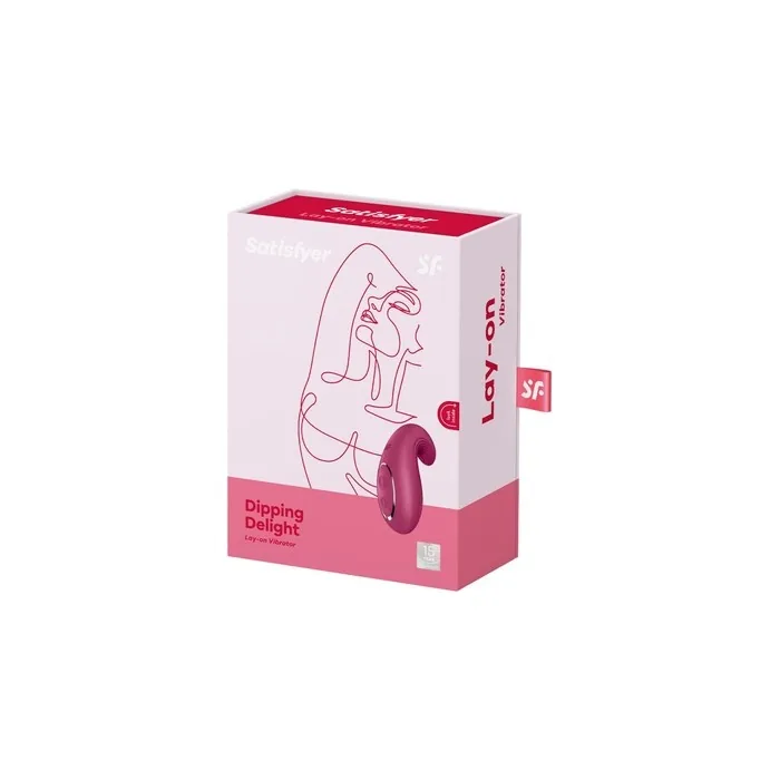 Satisfyer Dipping Delight Layon Vibrator Purple 1 Unit