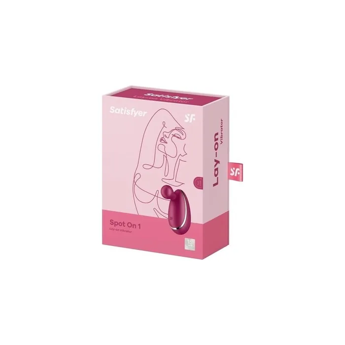 Satisfyer Spoton 1 Layon Vibrator Cherry 1 Unit