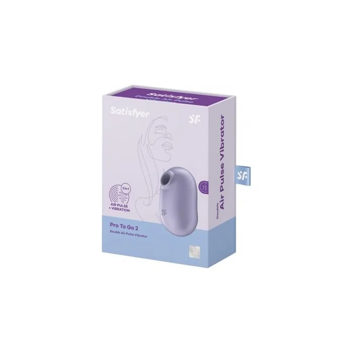 Satisfyer Pro To Go 2 Double Air Pulse Vibrator Violet
