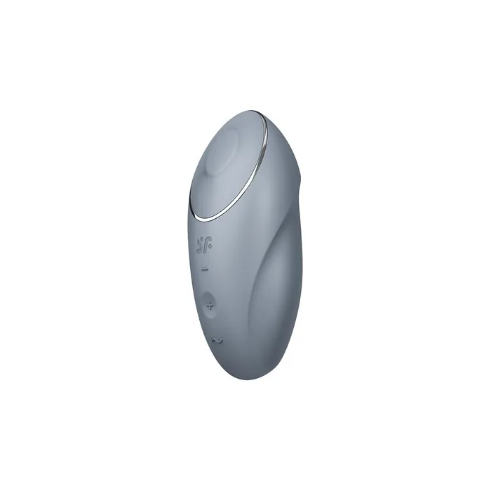 Satisfyer Tap & Climax 1 Clitoral Stimulator In Bluegrey
