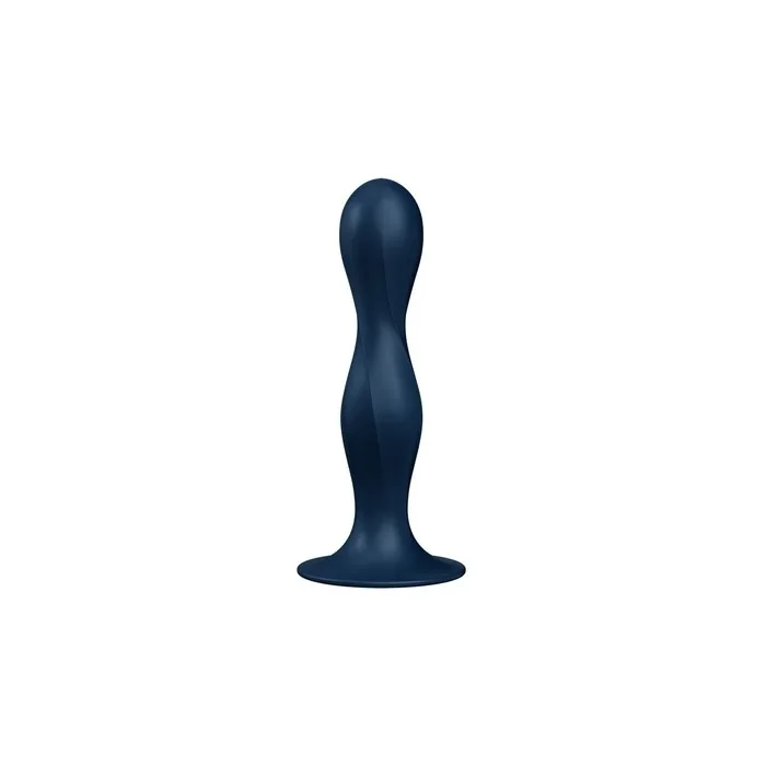 Satisfyer Double Ball-R Dildo With Geisha Balls Dark Blue