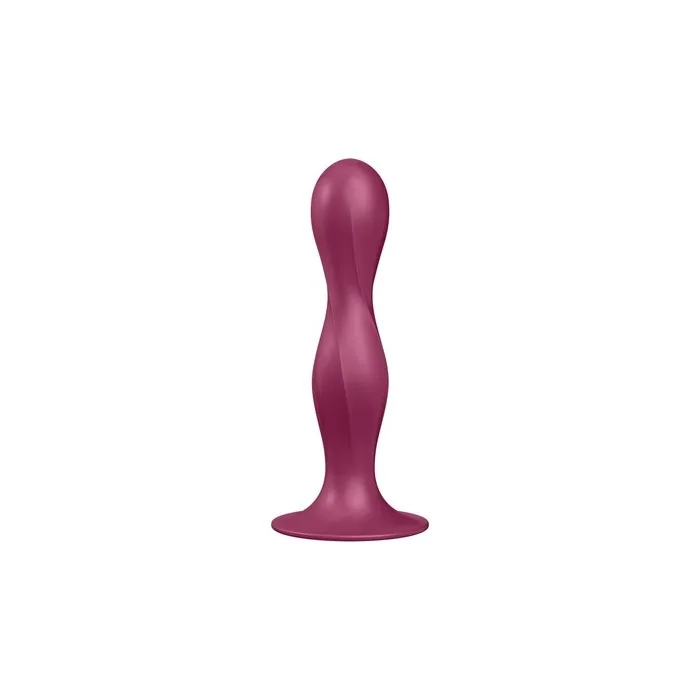 Satisfyer Double Ball-R Dildo With Geisha Balls Red