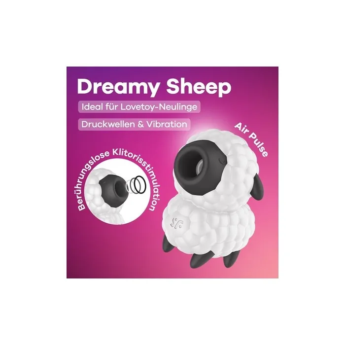Satisfyer Dreamy Sheep Pressure Wave Vibrator Clitoral Stimulator