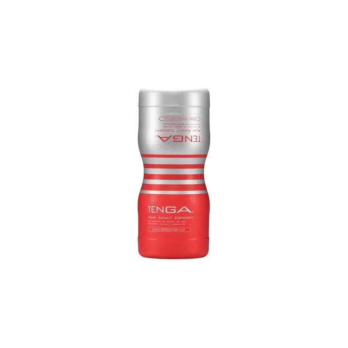 Tenga Dual Feel Cup Disposable Masturbator With Two Openings Medium