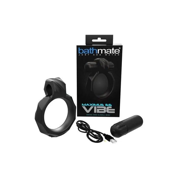 Bathmate Cock Ring Bmvrm55 Black 82 Cm