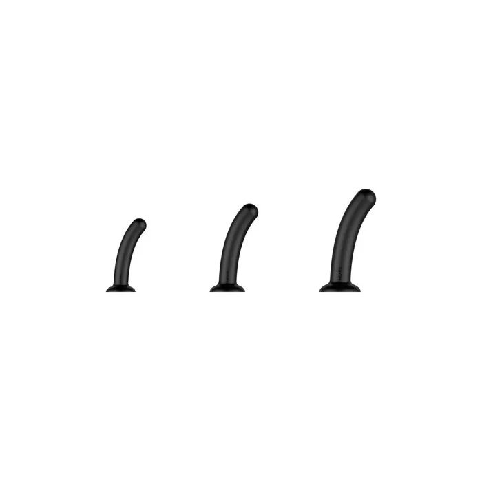 Nexus Dilator Set Silicone Anal Dildos Small Medium Large Black