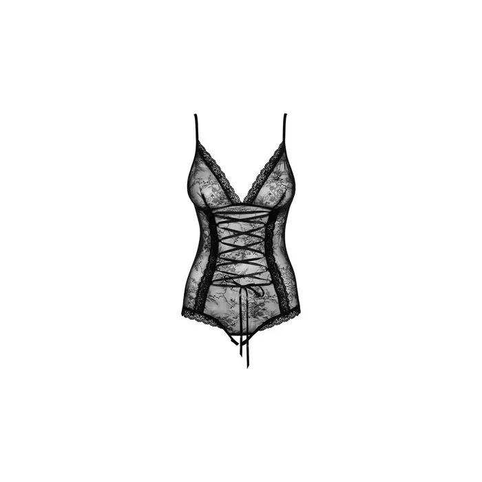 Obsessive Slevika Teddy Body Black S/M