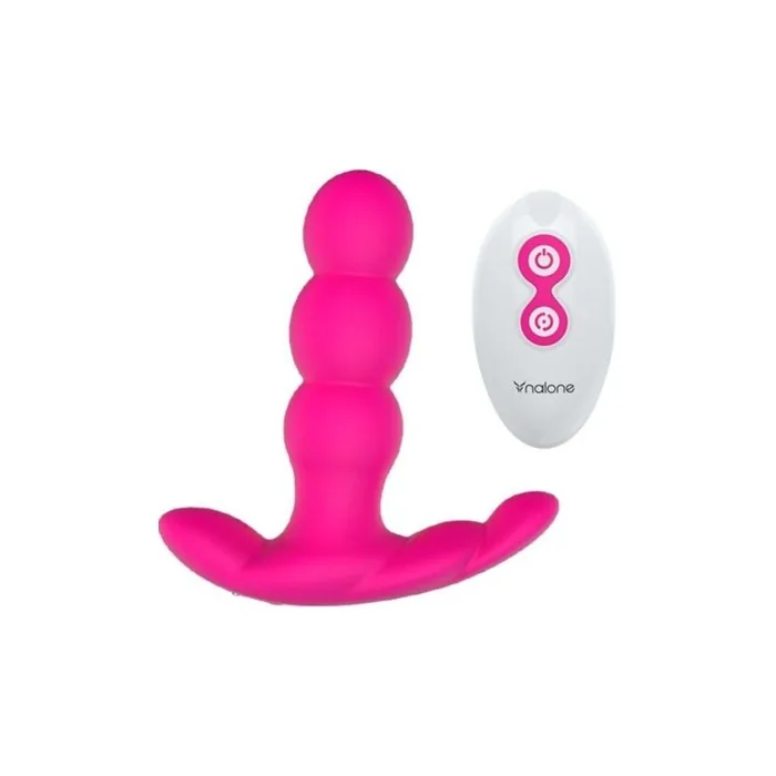 Nalone Pearl Anal Vibrator with Remote Control - Black
