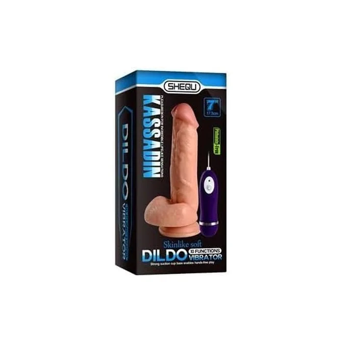 Realistic Remote Control Vibrator Kassadin 17.5 cm