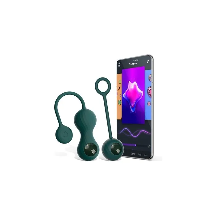 Magic Motion Crystal Duo Smart Kegel Vibrator with Weight Set