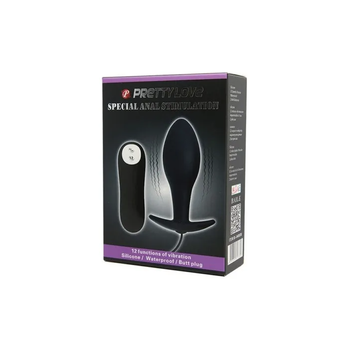 Pretty Love Bulb Shaped Plug - Black