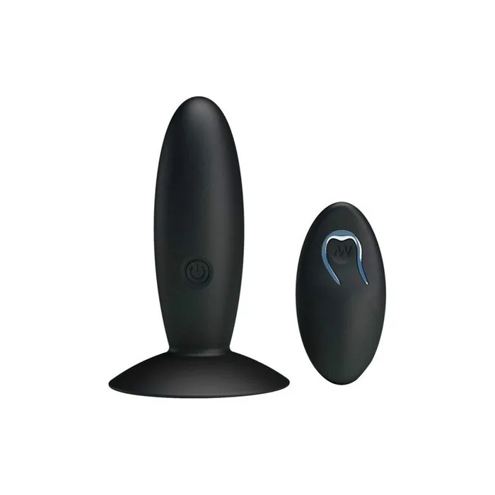 Pretty Love Remote Control Black Anal Plug with 12 Vibration Functions 30.4 x 15.4 x 2.54 cm