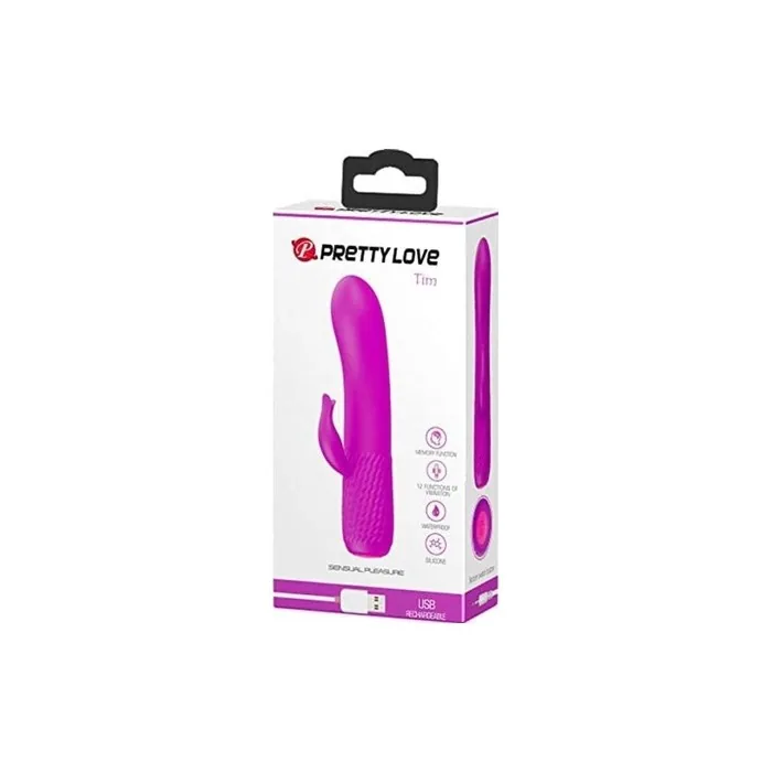 Baile Rechargeable Silicone Vibrator - Violet