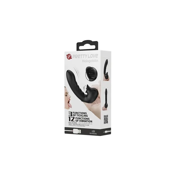 Pretty Love Hobgoblin Finger Vibrator And Stimulating Tongue Sleeve
