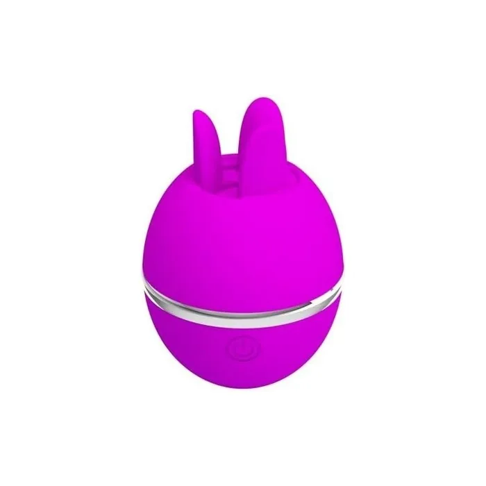 Pretty Love Gemini Ball Purple Round Silicone Vibrator