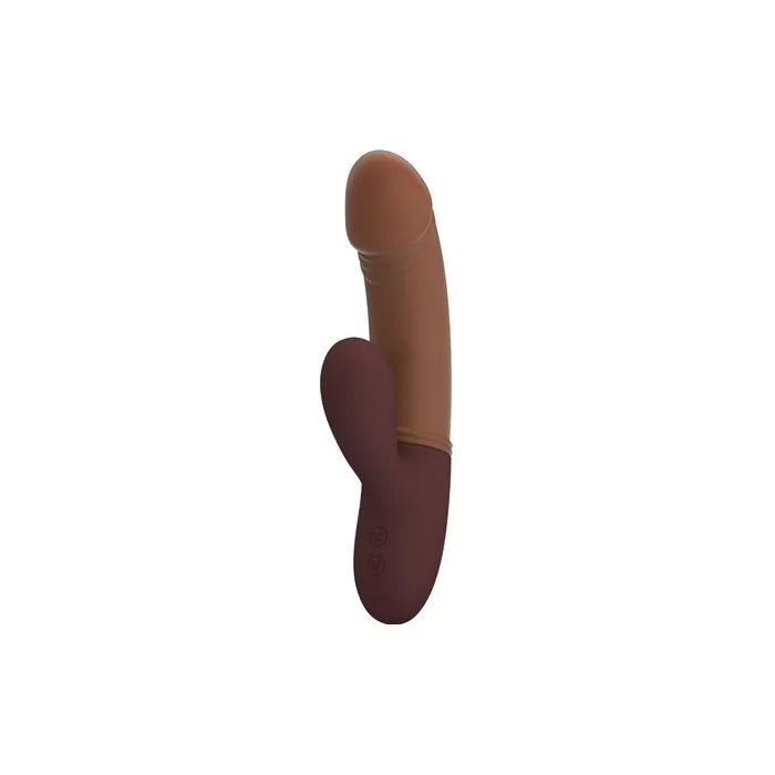 Pretty Love Kane G-Spot Vibrator and Sucker - Black, 23 x 9.5 x 5 cm