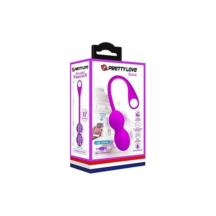 Elvira Rechargeable Balls Violet