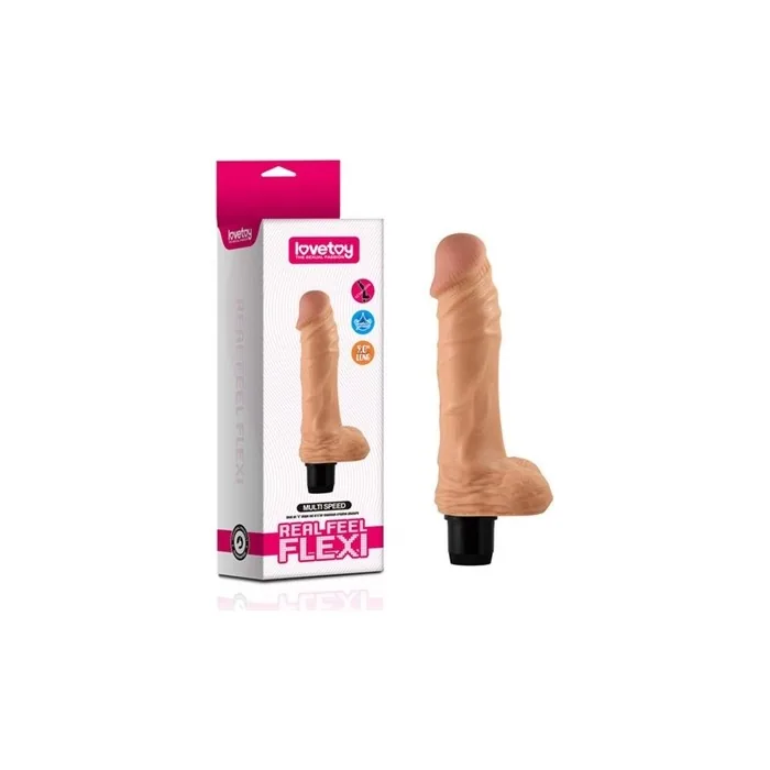 Lovetoy Flexi 9 Natural Vibration Dildo