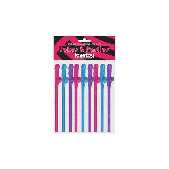 Lovetoy Penis Straws 9 Pieces
