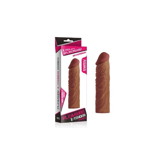 Lovetoy Add 2 Pleasure X Tender Brown Penis Sleeve