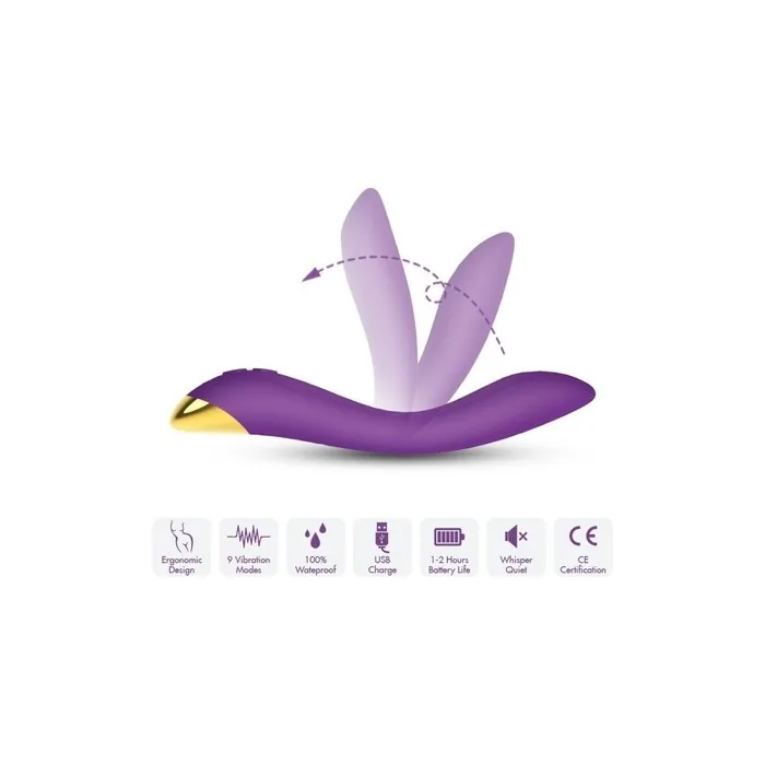 Armony Flamingo Multi-Position Vibrator Purple