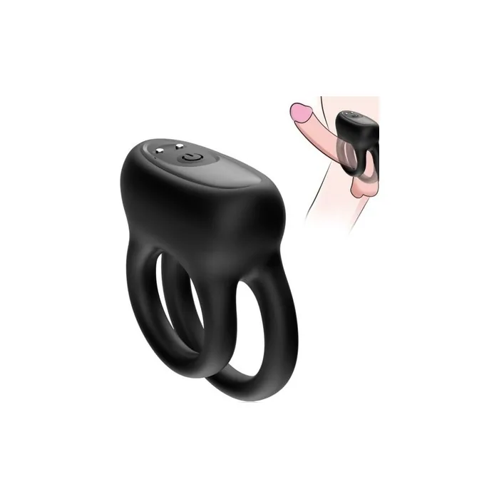 ARMONY Double Ring Vibrator Black