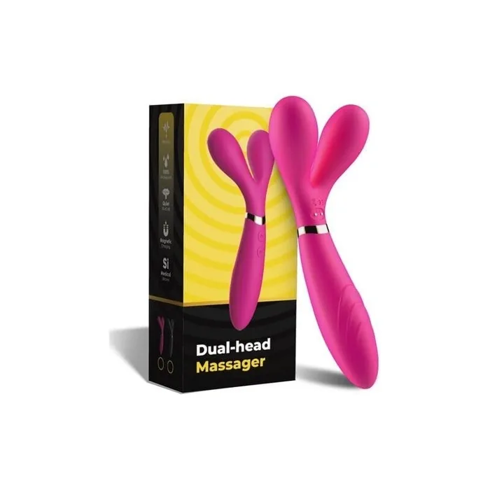 ARMONY Y-Wand Massager & Vibrator Double Head Fuchsia