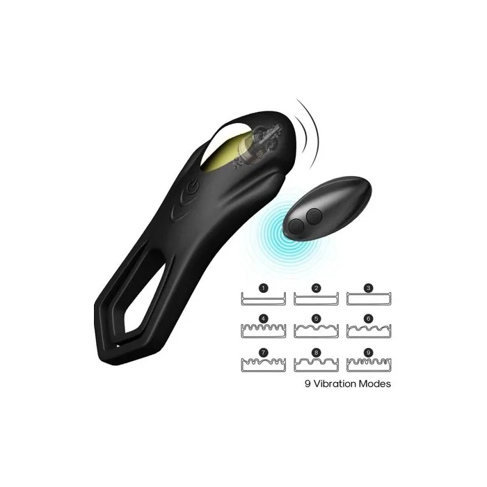 ARMONY Roadster Double Control Remote Vibrator Black - 9 Vibration Modes