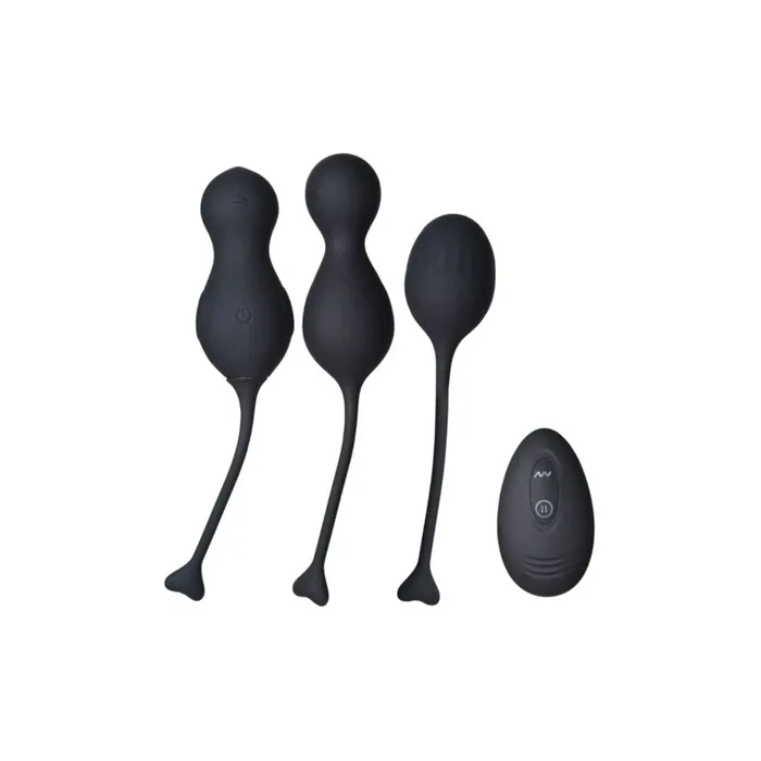 Inty Toys Blaze Vibrating Kegel Ball Set Silicone Remote Control Waterproof Usb